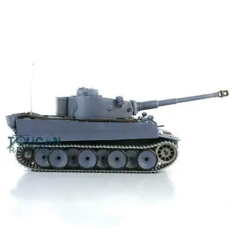 Outdoor Toys Heng Long 1/16 Scale 7.0 Upgraded Version German Tiger I Panther V 3819 RC Tank 3818 Metal Tracks Radio Smoke Model 4