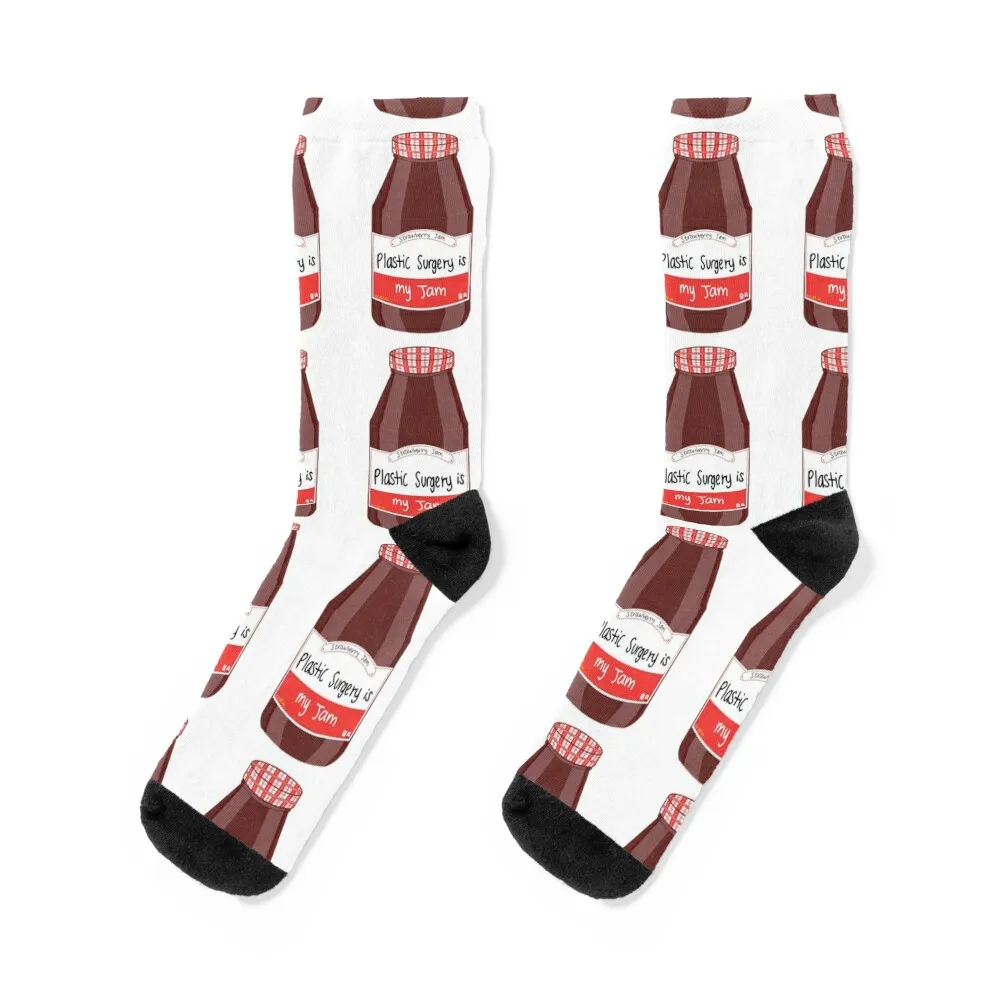 

Plastic Surgery is my Jam Socks luxury new year sports and leisure Socks Female Men's