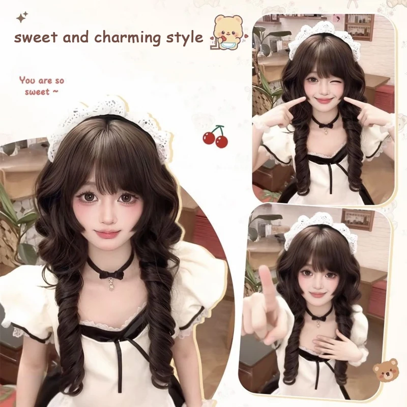 Synthetic Brown Wigs Cosplay Wig