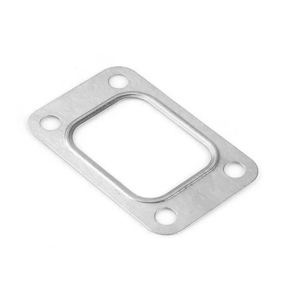 

Flange Gasket Durable Rust-proof Replacement Silver 4 Bolt Turbo Turbocharger Inlet Manifold Gasket for T25 T28 GT25 GT28 T2