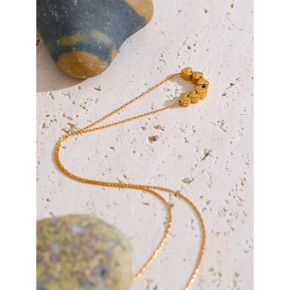 Yhpup Necklace Heart Drop Valentines Day