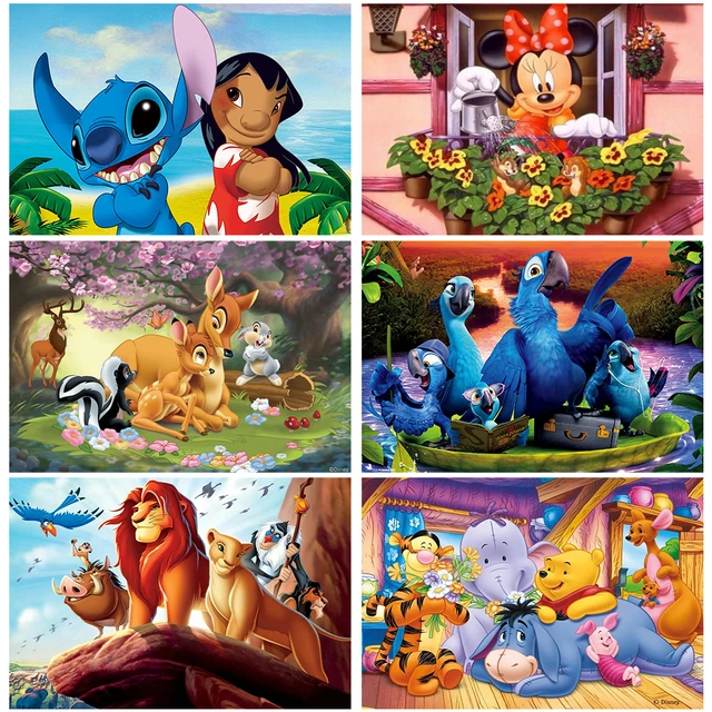 DIY Diamond Painting Lilo and Stitch Diamond Embroidery 5D Full Drill  Cartoon Mosaic Picture Home Decor Disney Children's Gifts - AliExpress