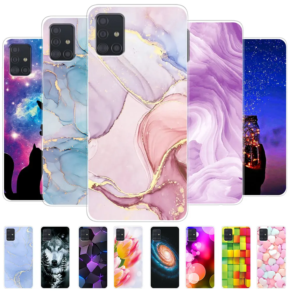 Per Coque Samsung Galaxy A71 5G A51 5G Custodia Posteriore In Silicone Morbido Per Samsung A31 5G A51 Cover A 51 Custodia Antiurto A71 Cover