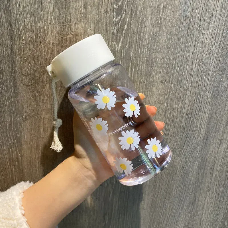 20 Bottiglie Acqua Trasparenti Per Bambini, 500 Ml, In Plastica Senza BPA, Con Cinghia E Tappo A Prova Di Perdite, Per Scuola E Sport - 3