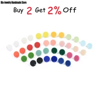 20Pcs/lot 925 Silver Needle Mini Stud Earrings Round Acrylic Colorful Helix Cartilage Tragus Lobe Ear Piercing Jewelry Wholesale 2