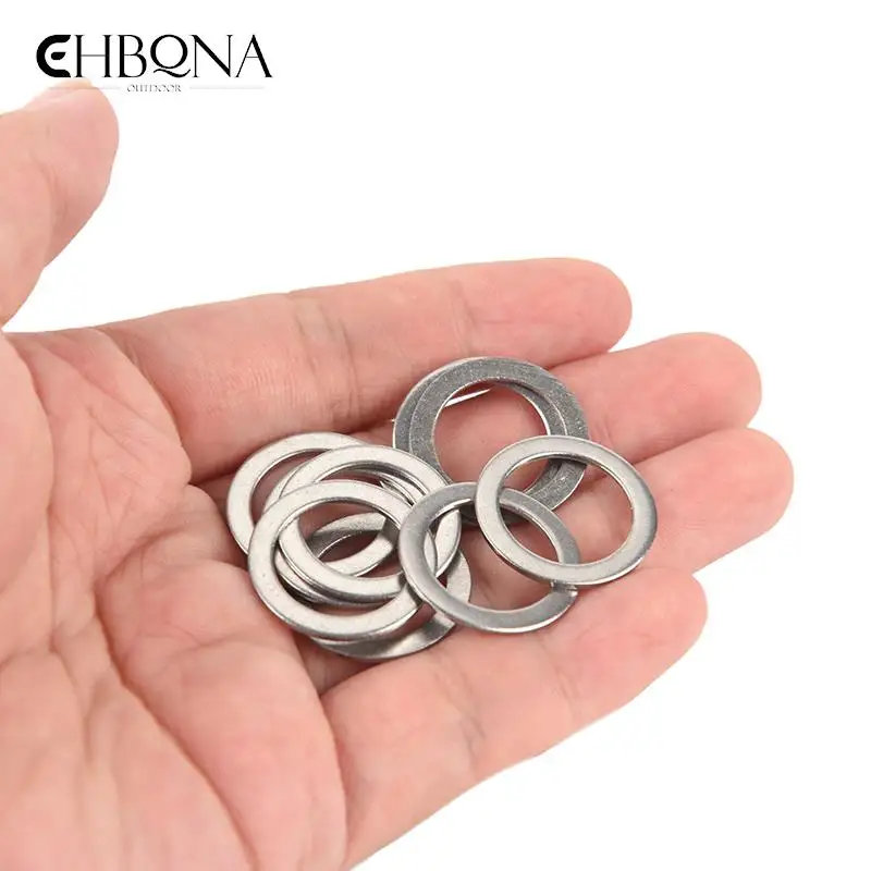 

10pcs/pack Stainless Steel Ring Washers Bicycle Pedal Spacer Crank Cycling MTB Road Bike Accessories