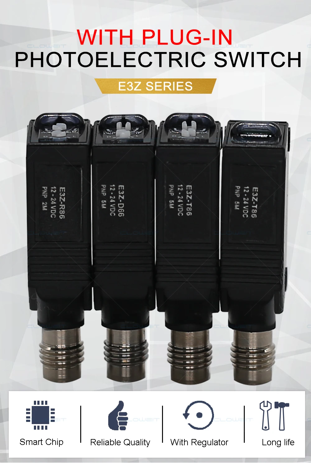 2m espelho superfície detecção retro refletir fotoelétrico