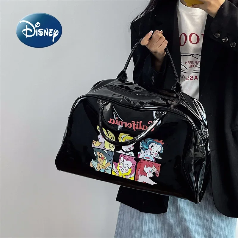 Disney Snow White New Women's Travel Handbag Luxury Brand Fashion Women's Handbag Cartoon Large Capacity Fitness Bag Handbag