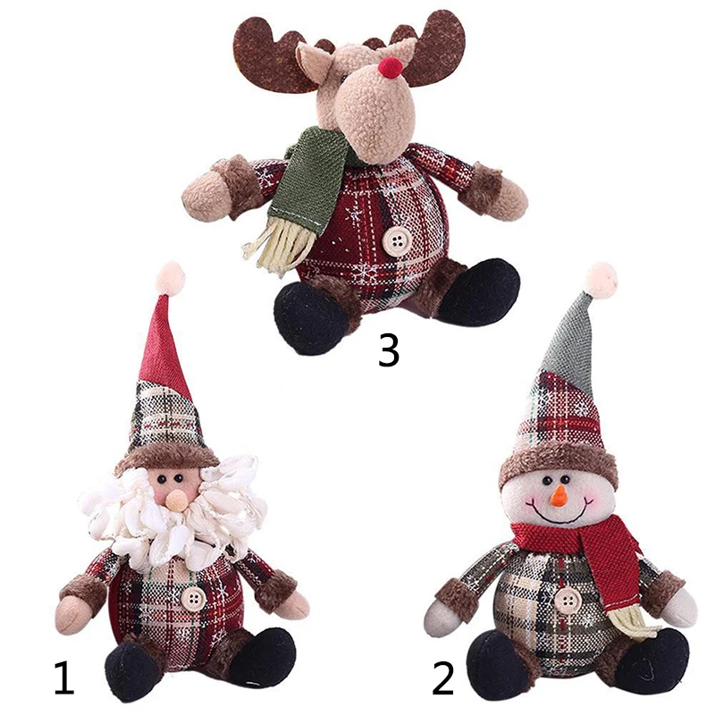 Santa Claus Christmas Doll Elk Pendant Christmas Ornaments Home Decorations Merry Christmas Xmas Tree Decor Navidad Natal Gift