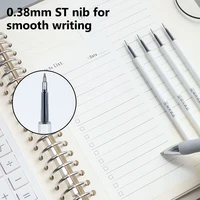 M&G 12pcs Gel Pen Refills Black 0.38mm ST Tip Signature Pen Refill Economy Gel Pen Refills for Students Exam Office 2