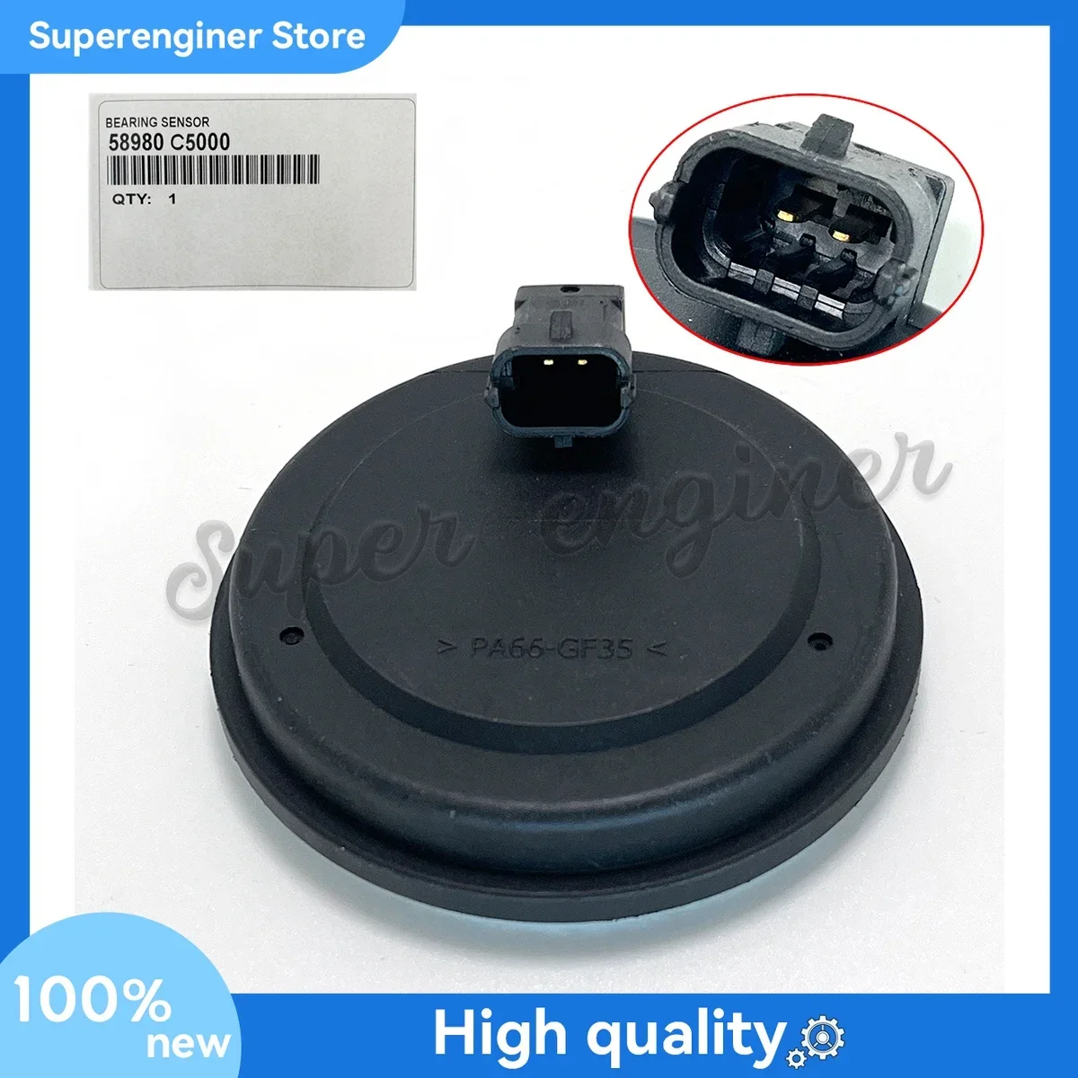 58980-C5000 Rear Wheel ABS Speed Sensor for Kia Sorento 2WD 2015-202 58980C5000 For Car Abs Speed Sensor