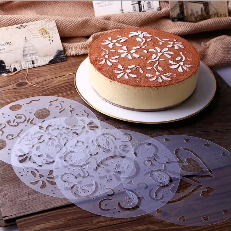Coffee Decorating Stencils - قوالب قهوة دانتيل لتز...