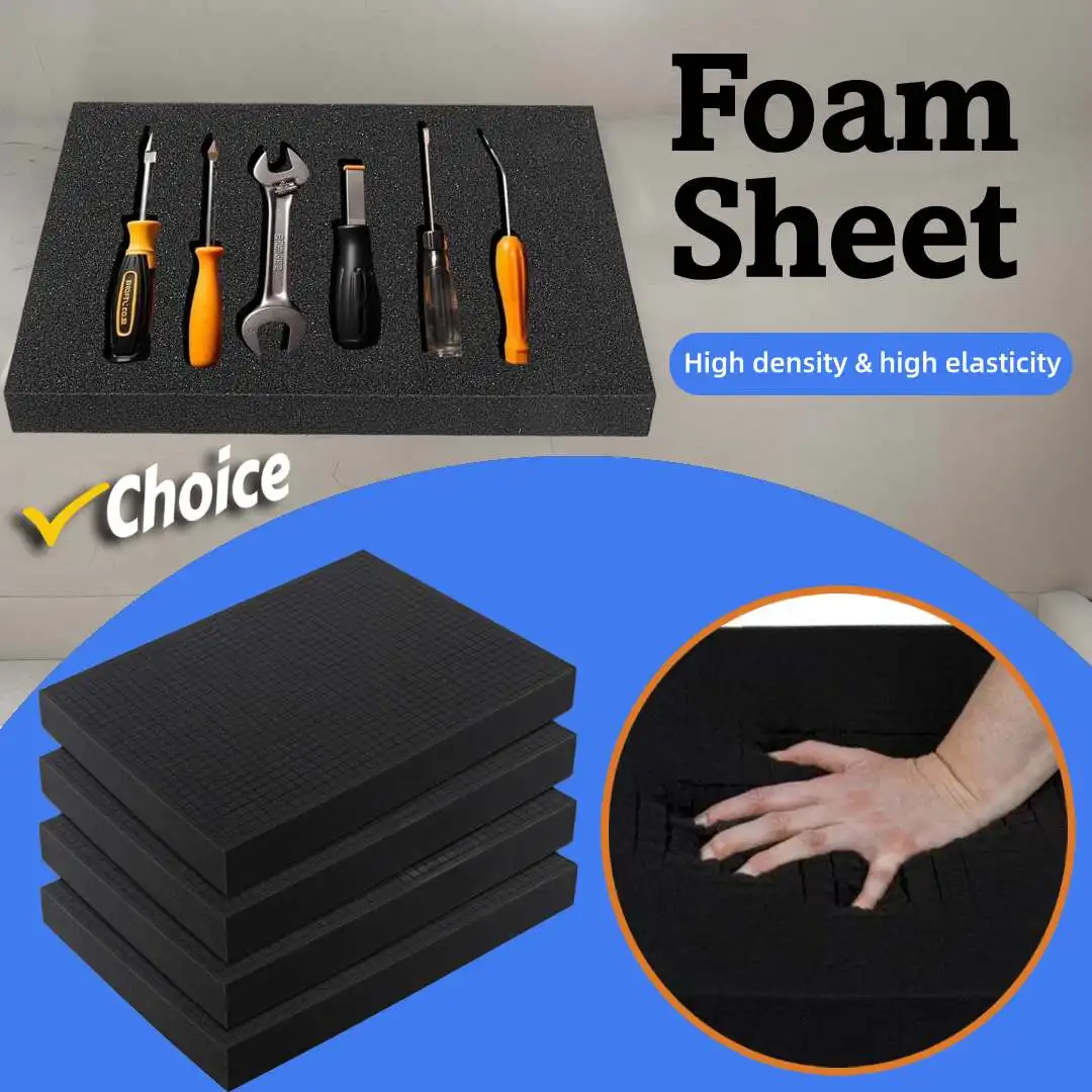 Pick Apart Foam Toolbox Shock-Absorbing Sponge Sheet Pre Cutting Foam Insert Hard Flight Case Tool Organizer