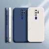 Candy Color Phone Case for OPPO A9 2020 6.5" CPH1937 CPH1939 CPH1941 Square Liquid Silicone Soft Original Back Cover Accessories 1