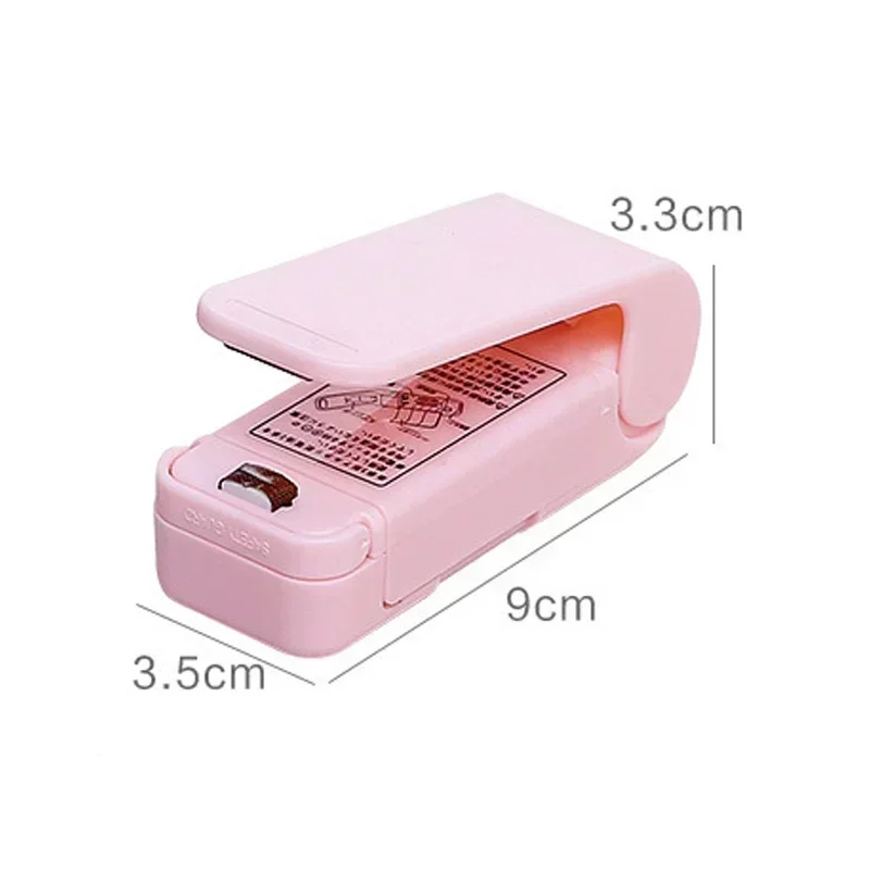 Portable Bag Heat Sealer Plastic Package Storage Bag Clip Mini Sealing Machine Handy Sticker Seal For Food Snack Kitchen Gadgets plastic sealing machine