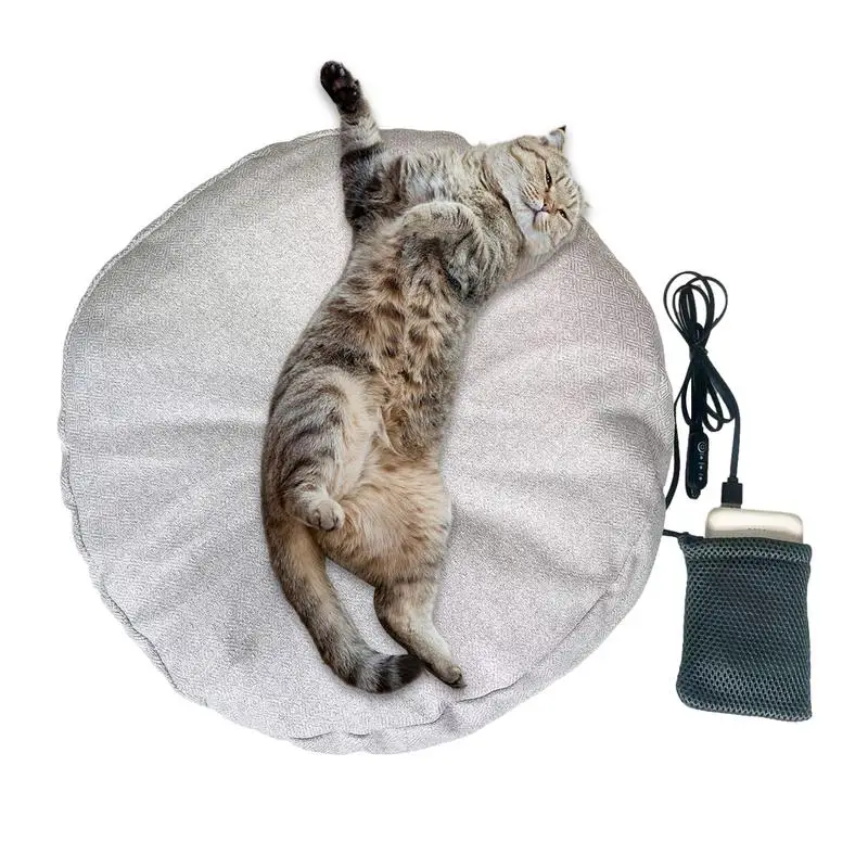 

Soft Round Chair Cushion Heating Seat Pads Cushion Office Home Seat Pads Futon Garden Pillow Cushions