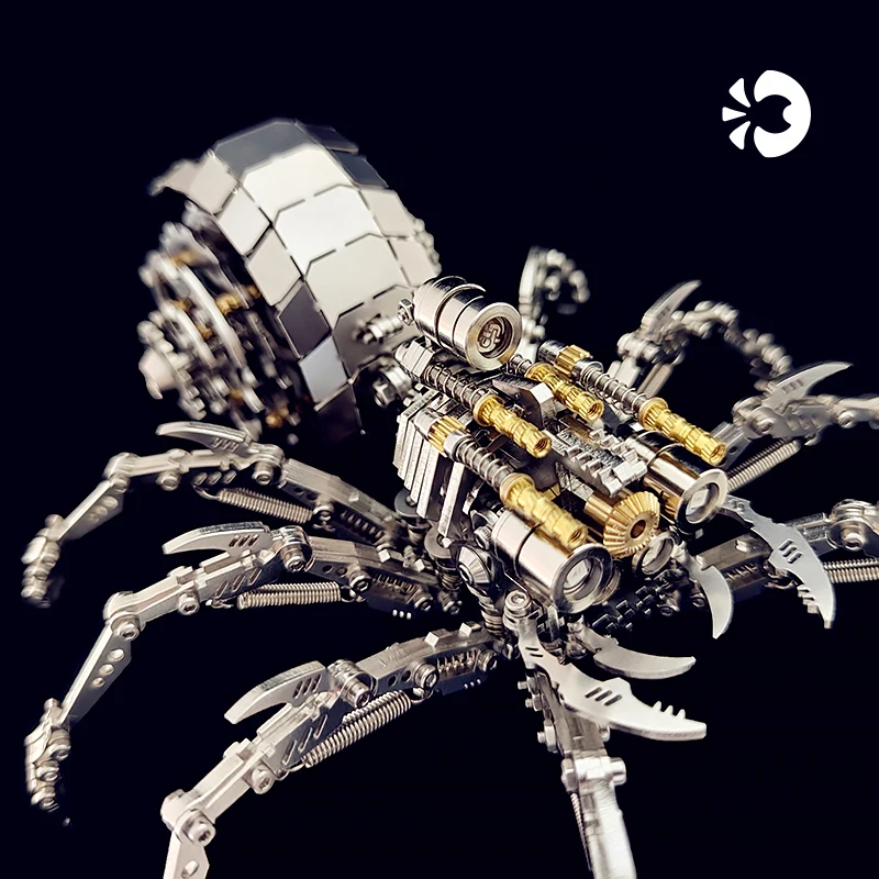 3D Metal Constructor Toy Spider King Models DIY Assembly Kits for Kids Adult building block toy assemble toy
