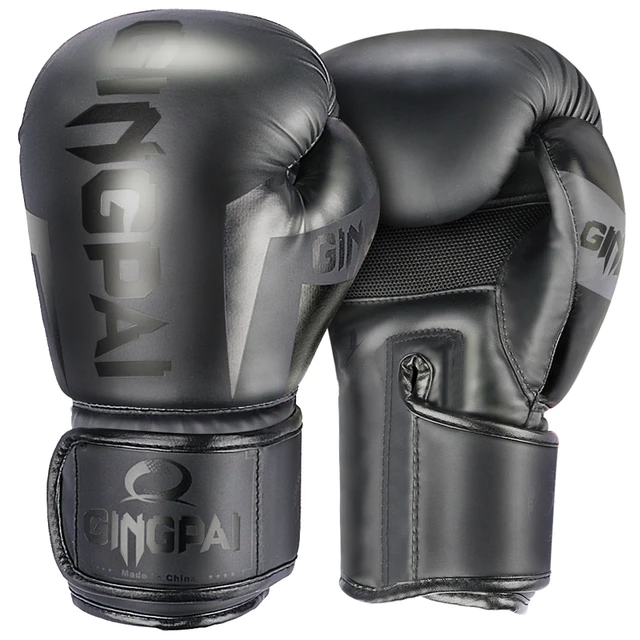 Guantes de boxeo morados para boxeo, MMA, entrenamiento en bolsa de boxeo,  guantes de lucha.