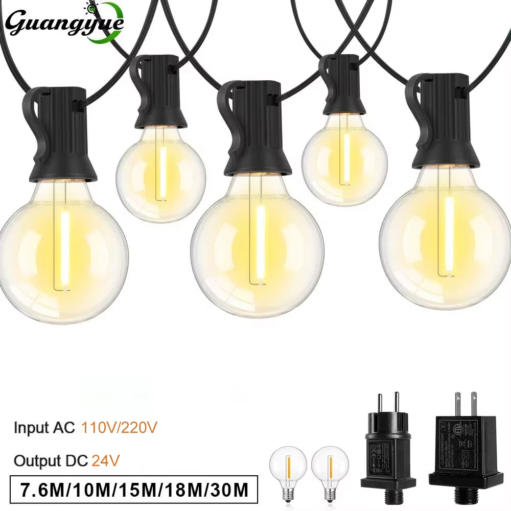 รูปสินค้า ไฟ LED สาย E12 วินเทจ ทนทาน ตกแต่งภายนอก