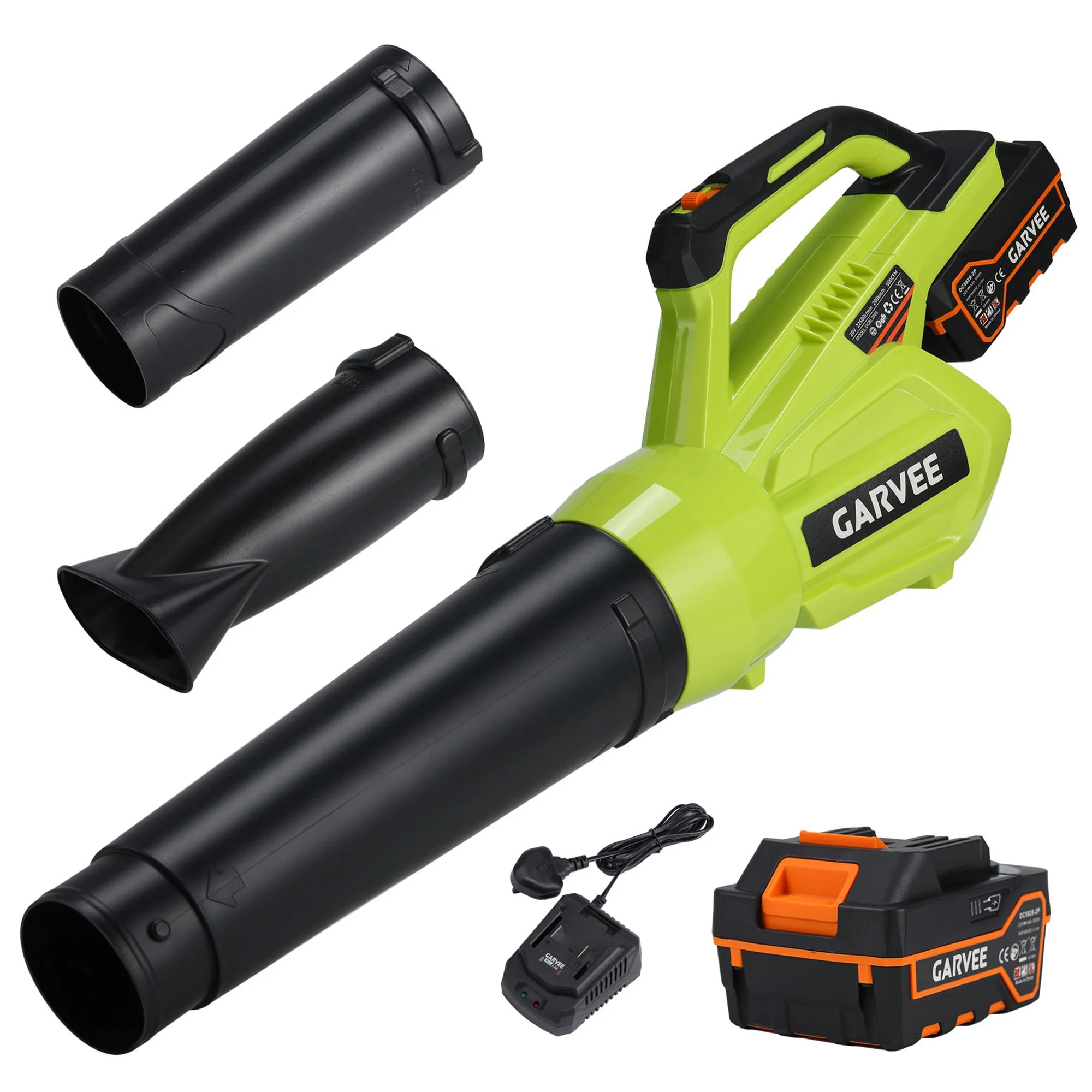 AliExpress: 20V Cordless Leaf Blower 400 CFM 90 MPH With 4.0Ah Battery Fast Charger, Lightweight Low Noise Handheld Blower For Lawn Yard Patio