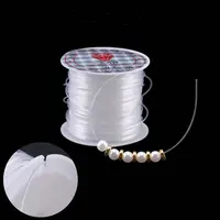 100M Plastic Crystal DIY Beading Fishing Line No Elastic Cord Rope For Jewelry Making Supplies Wire Jeweleri String Thread