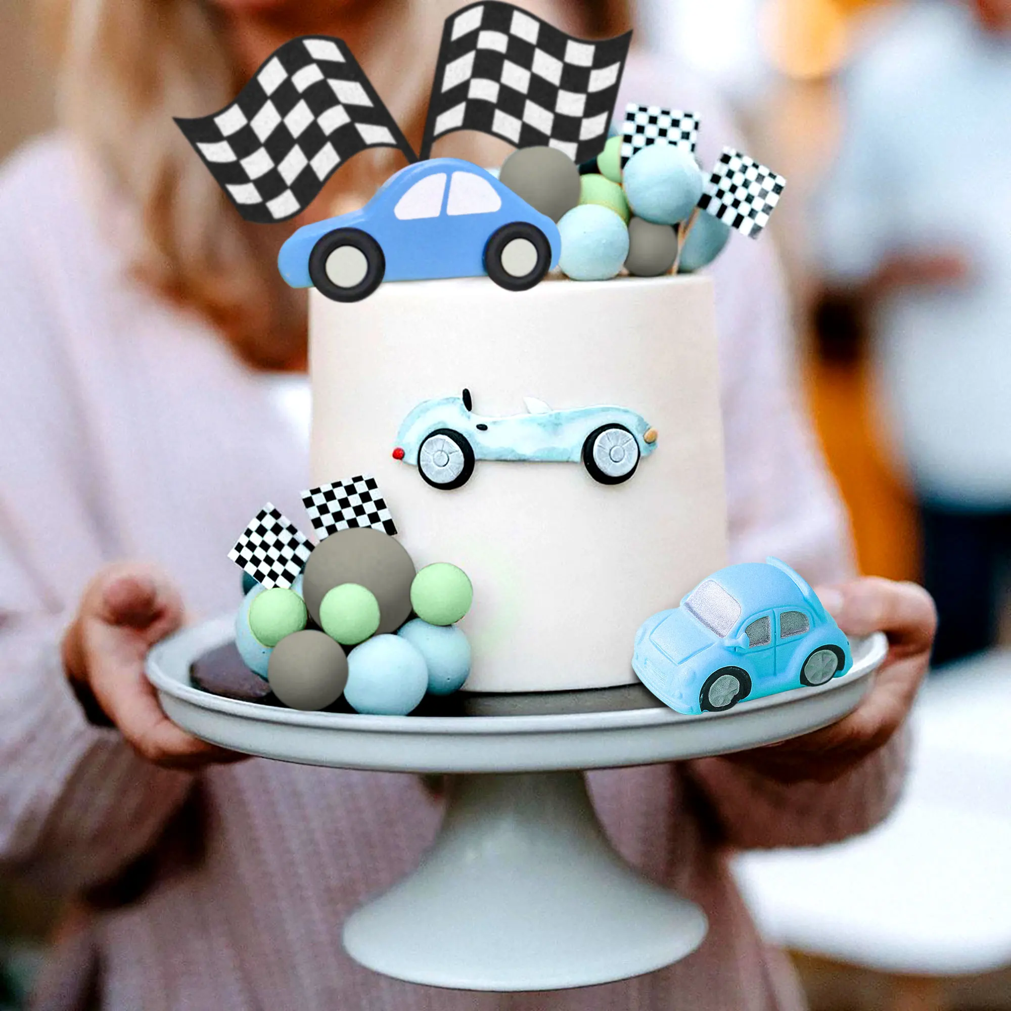 Topper Per Torte Loghi Auto Di Lusso - 5 Pz - Foto 7