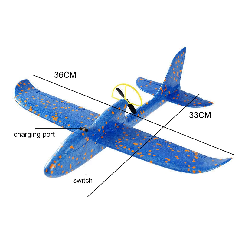 LED Light Foam Glider Toy Airplane for Kids - Outdoor Fun and Gifts for Boys