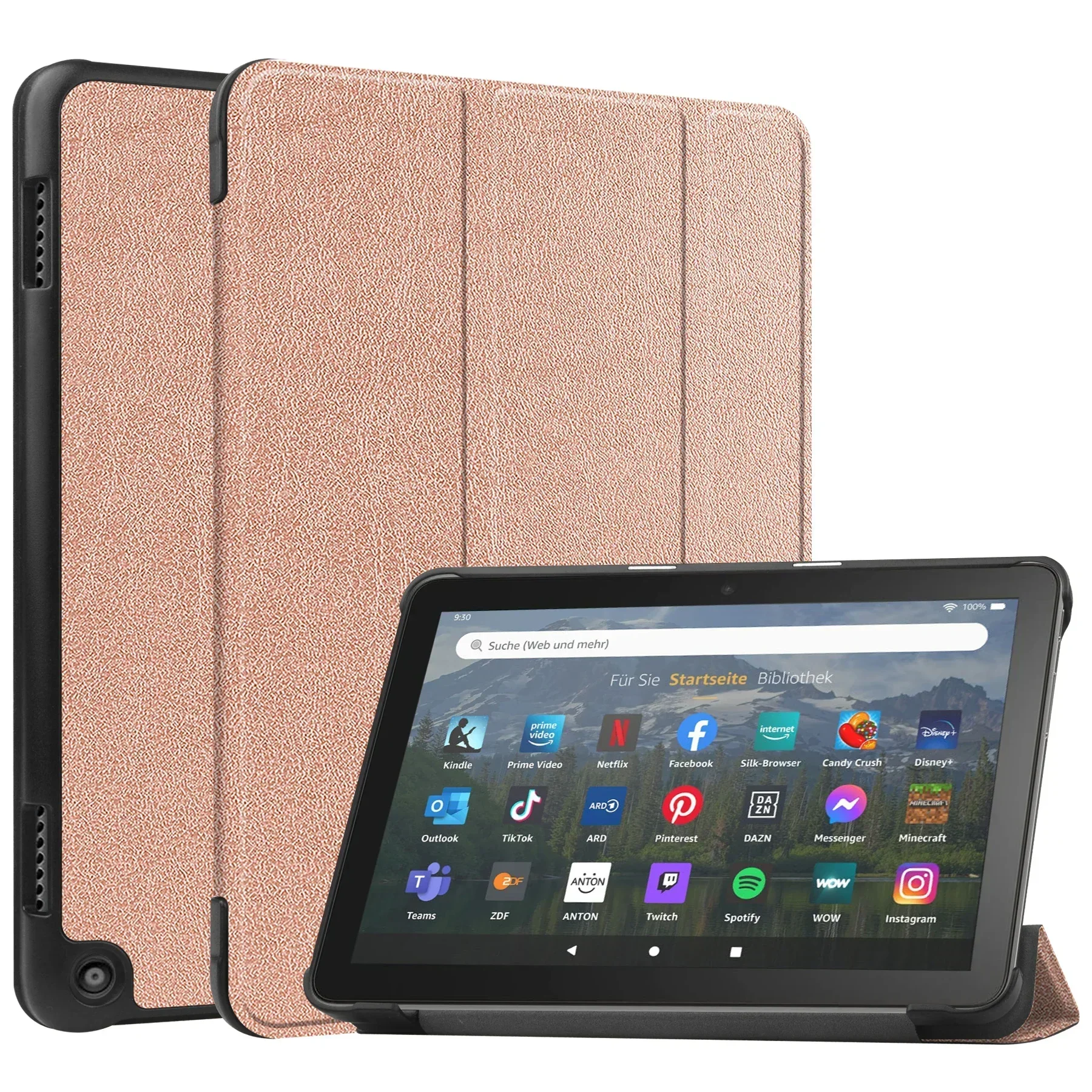 Premium Tablet Cover with Auto Sleep/Wake & Folding Stand