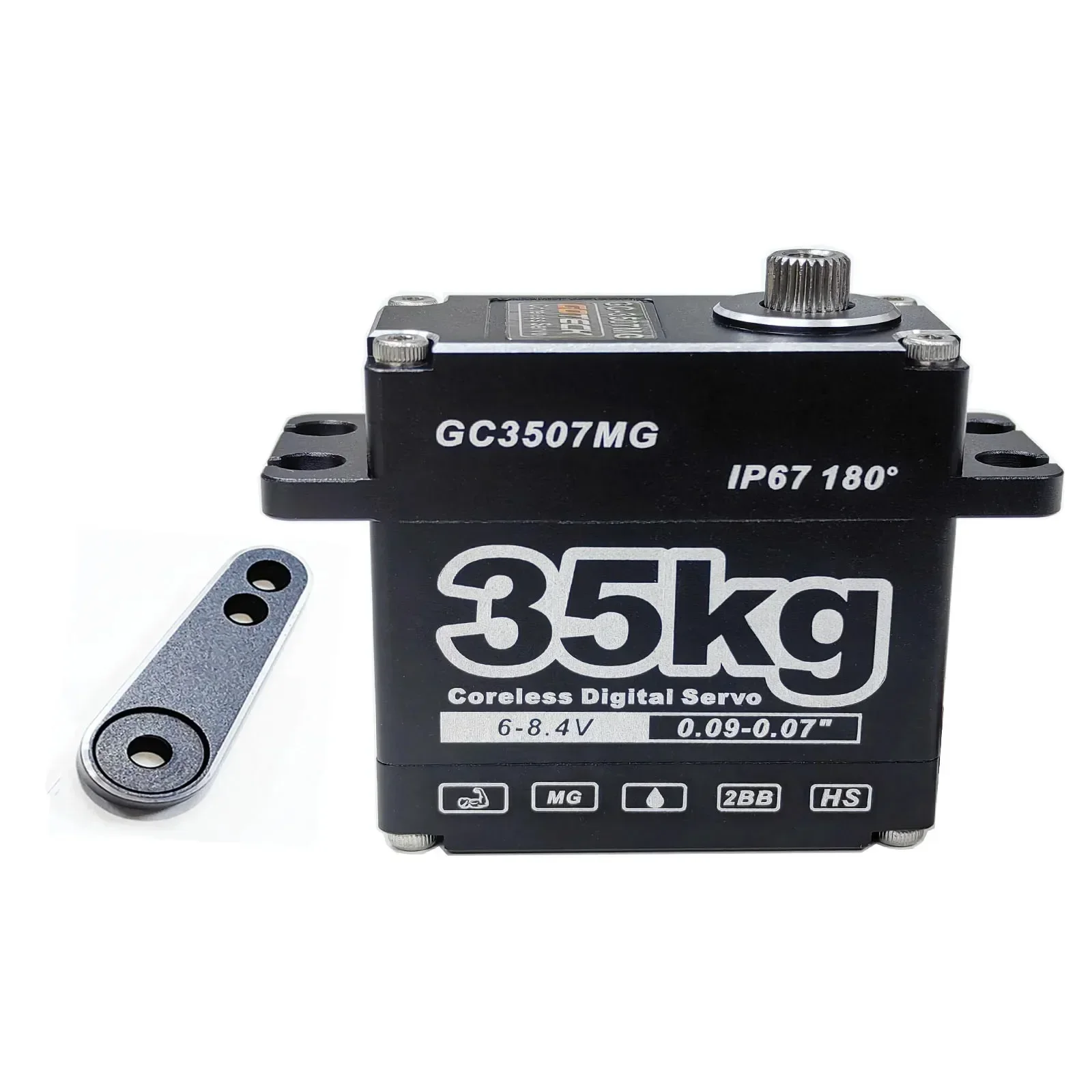 RC Servo 25kg 35kg 45kg Metal Waterproof Servo For RC 1/10 1/8 Traxxas TRX4 Axial SCX10 Crawler Car Robot Truck Robot Parts 3