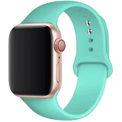 Premium Silicone Sport Band for Smartwatch - Vibrant & Durable Design for Everyday Wear (50 Spearmint)