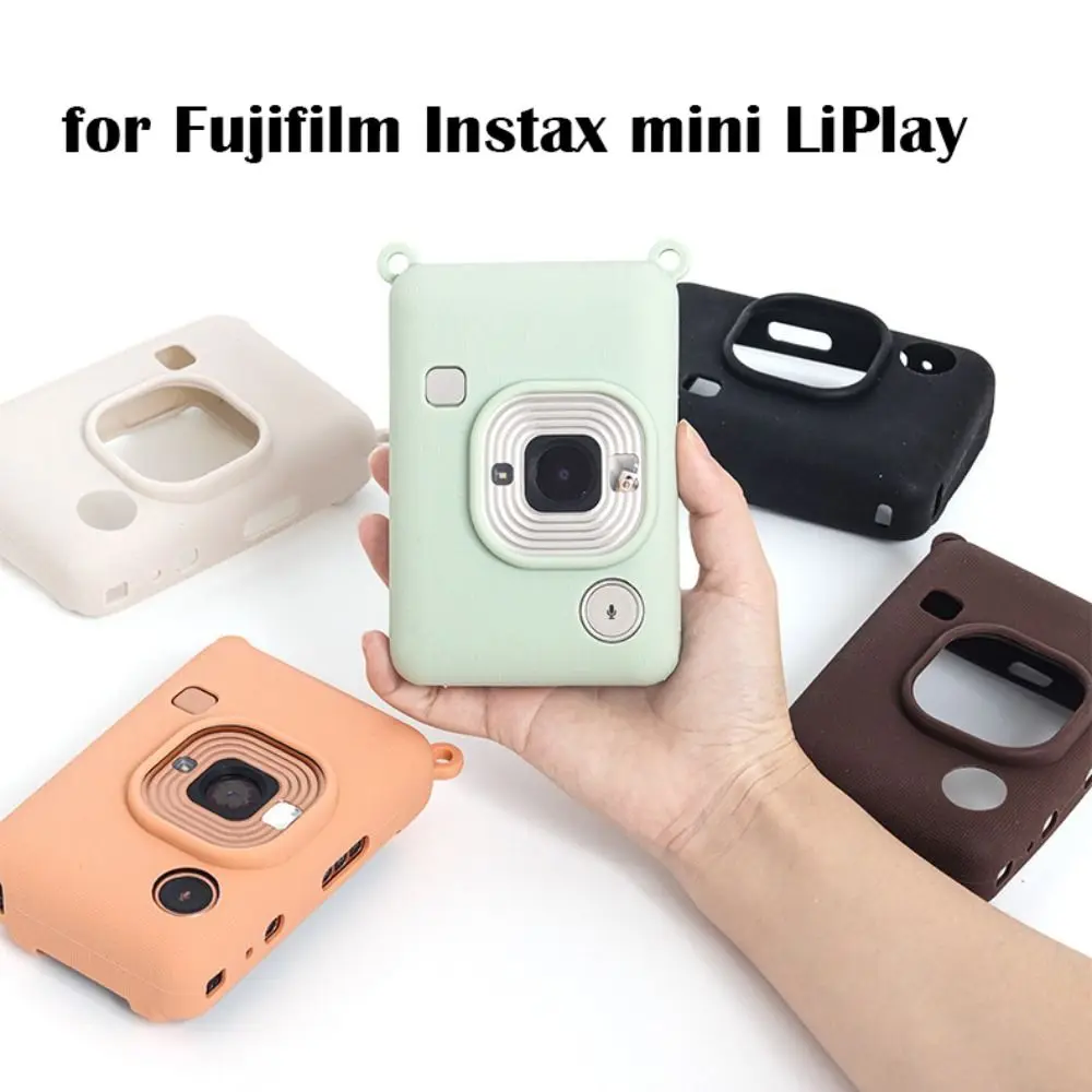 Silicone Instant Camera Case - Solid Color, Wear-Resistant Protective Cover, Soft & Shockproof