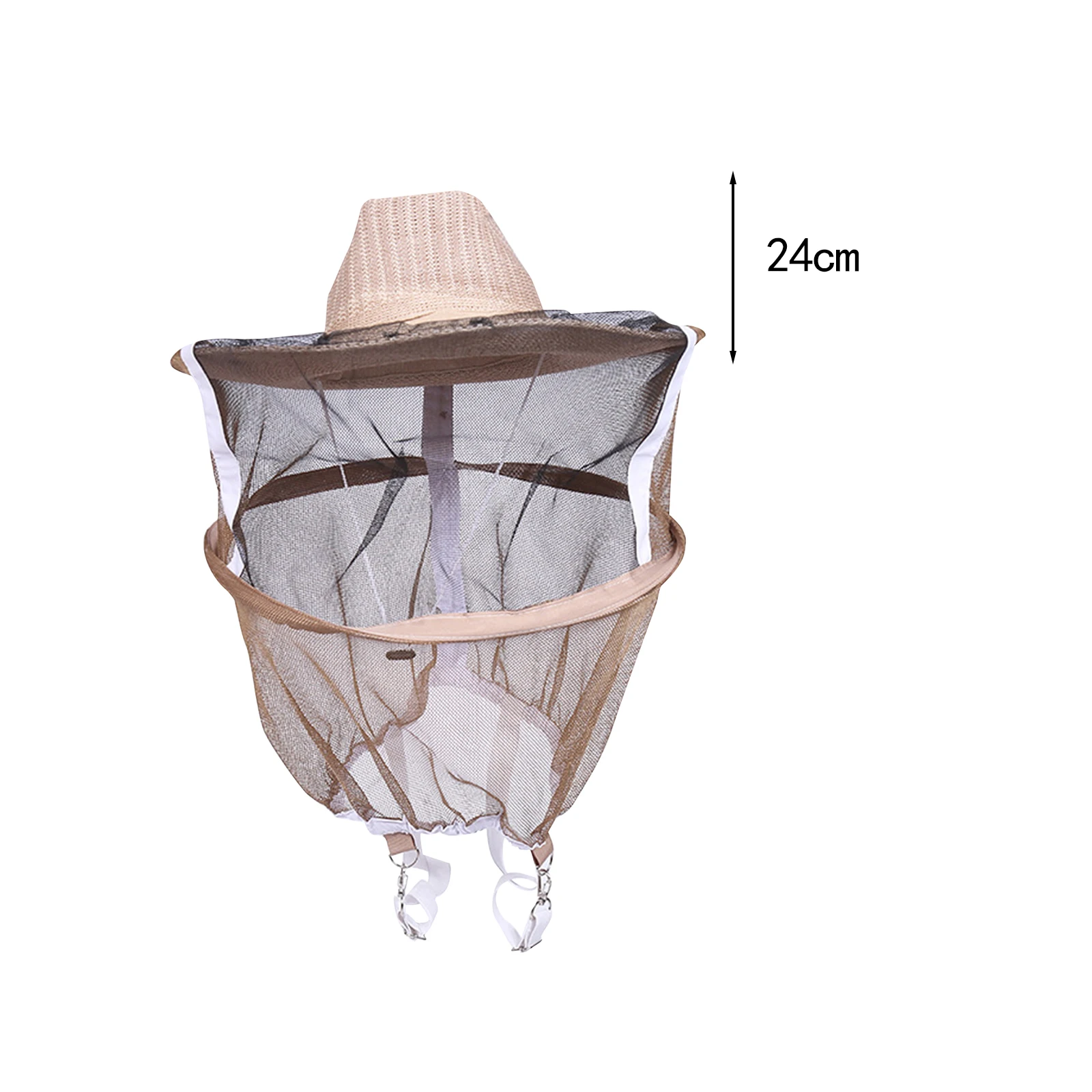 Beekeeping Netting Sun Hat with Mesh Protection Beekeeping Veil Hat Professional for Backpacking Hiking Fishing Equipment
