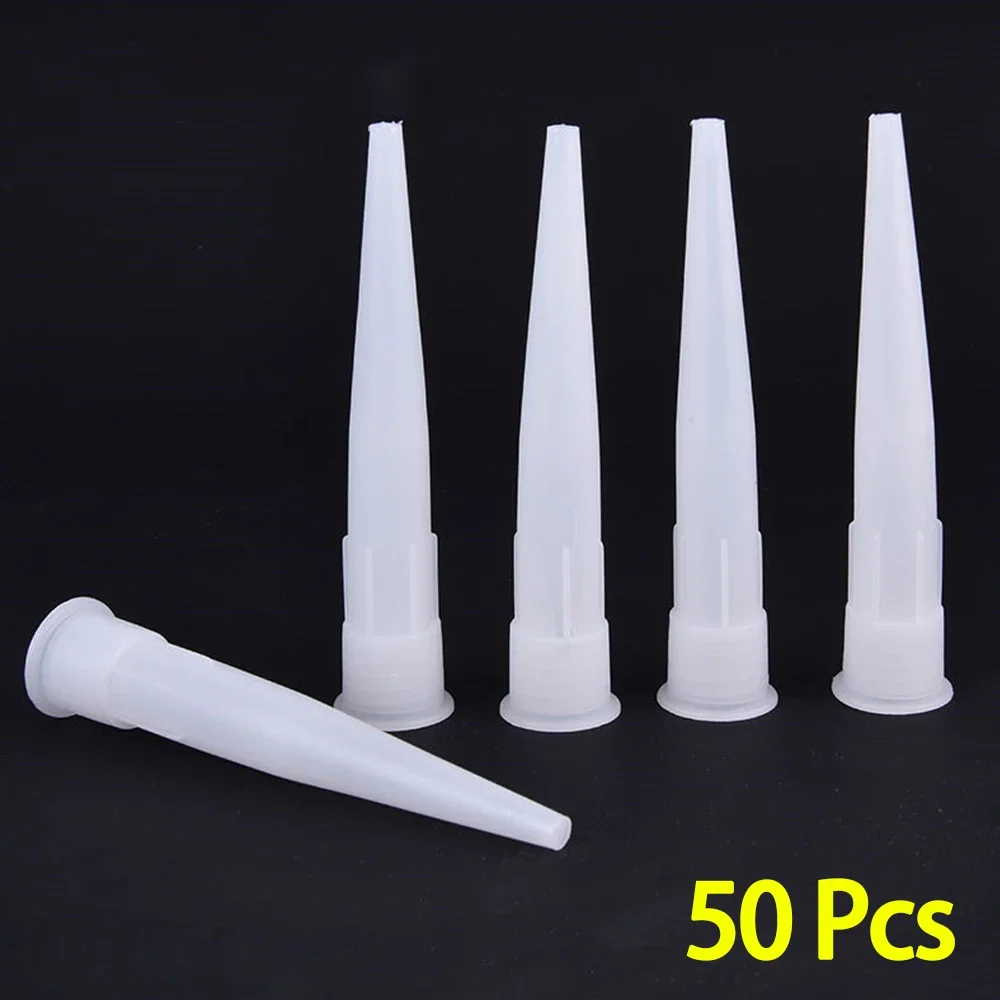 1050pcsGlassNozzlesPlasticGlassGlueCaulkingGunNozzlesSealant