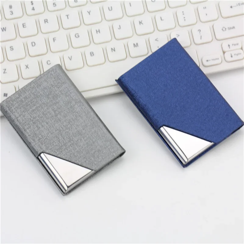 도난 방지 ID 신용카드 홀더 미니멀리스트 Porte Carte 얇은 알루미늄 금속 지갑, 포켓 케이스, 은행 신용 카드 상자, 여성 남성