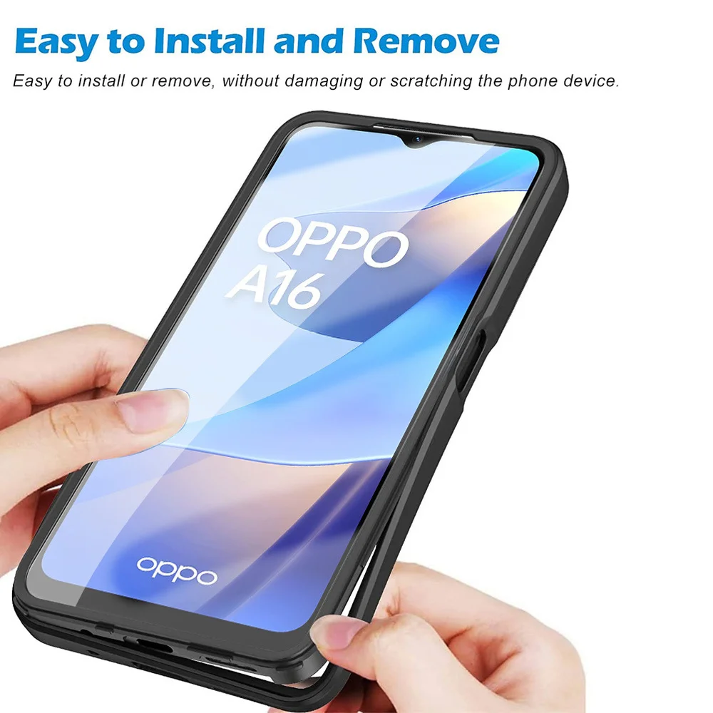 XINYEXIN Cover per Oppo A76 / A36 / Realme 9i, Traslucida