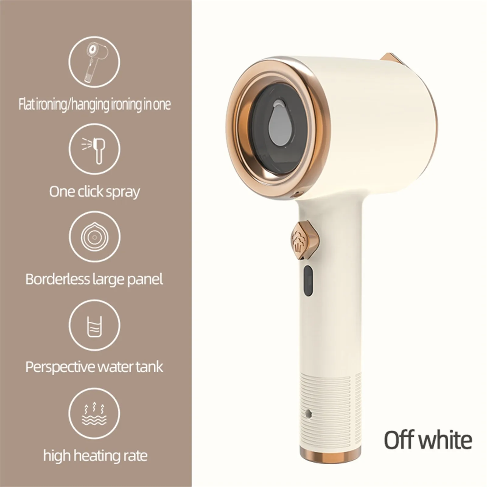 Portable Mini Ironing Machine New Travel Mini Steam Handheld Garment Steamer Super Clean Foaming Spray Rubber Rings for Couples