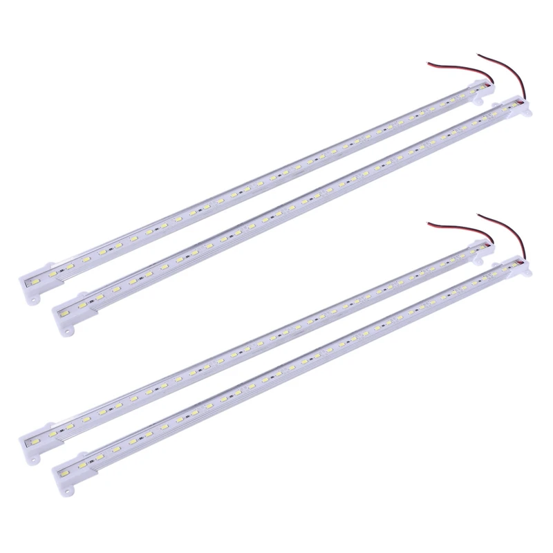

AT14 4X 50CM 12V 36 светодиодный 5630 SMD Hard Strip светильник алюминиевый корпус с крышкой белого цвета