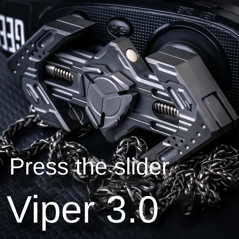 Edc Viper 3.0 Slider Fingertip Gyroscope Adult Leisure Entertainment Decompression Magnetic Suction Pressing Toy Desk Toy