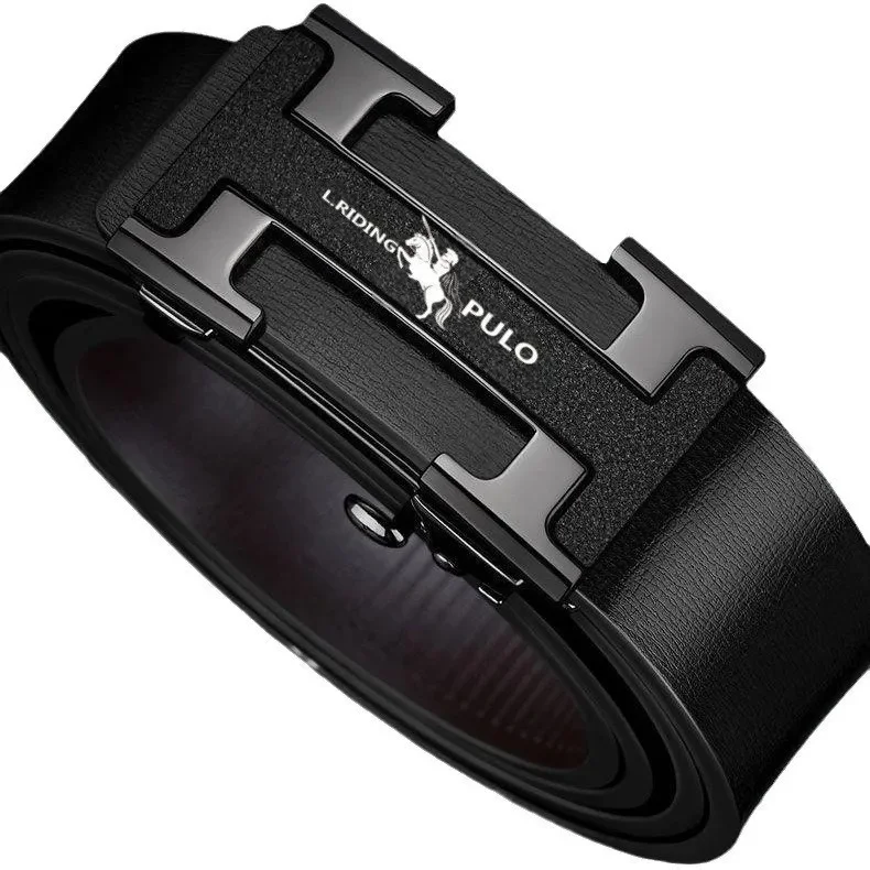 Black I-shaped buckle belt (in stock)