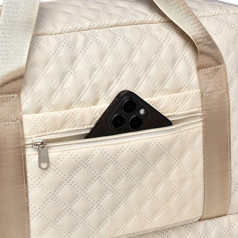 1Pcs WomenTravel Handbag Large Capacity Travel Luggage Portable Suitable Short Long Distance Travel Fitness Storage Bag 3
