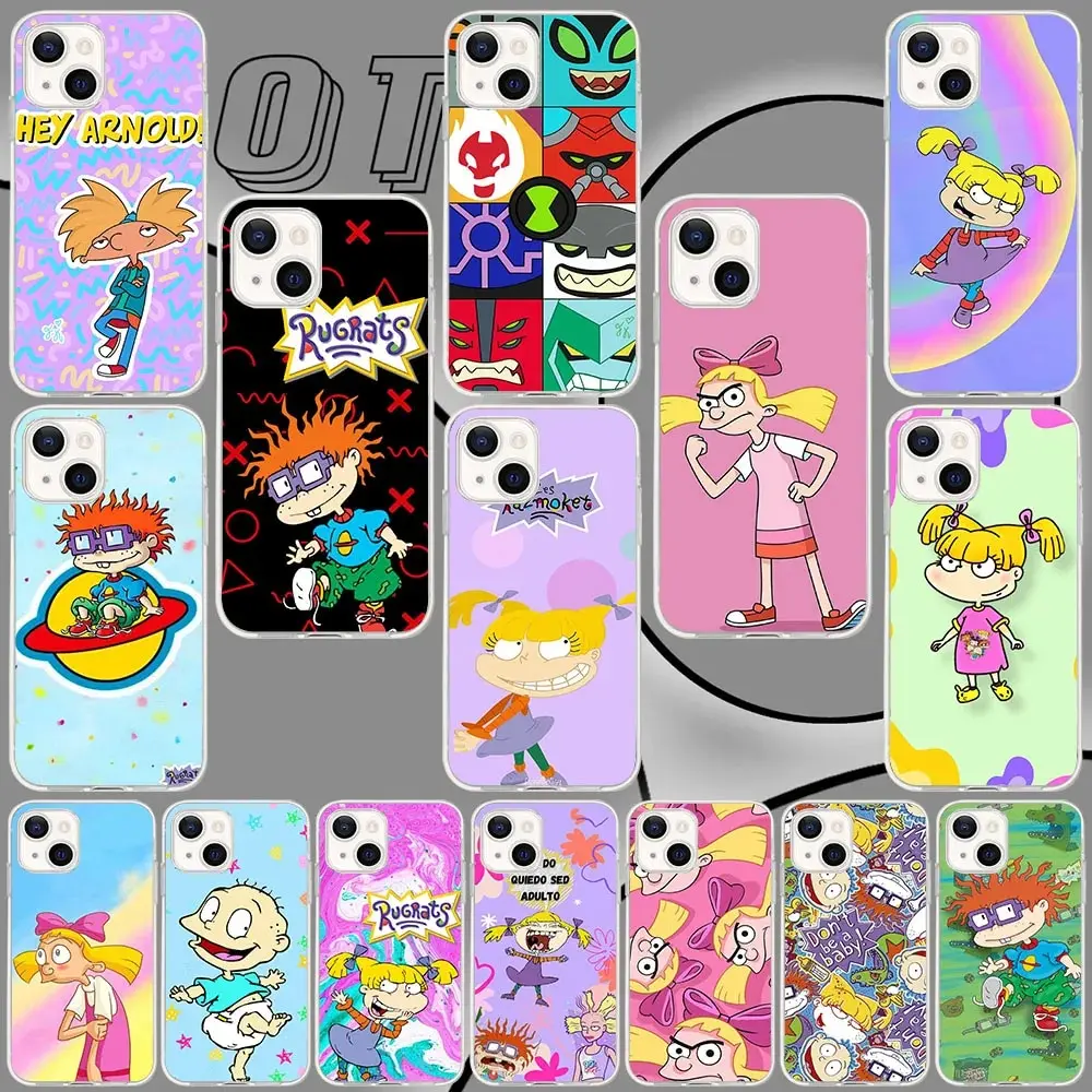 Sw-59 Rugrats Custodia In Silicone Per Tecno Spark Pop Go 4 5 5P 6 7 7T 7P 8 8C 8P Air Go Lte Pro