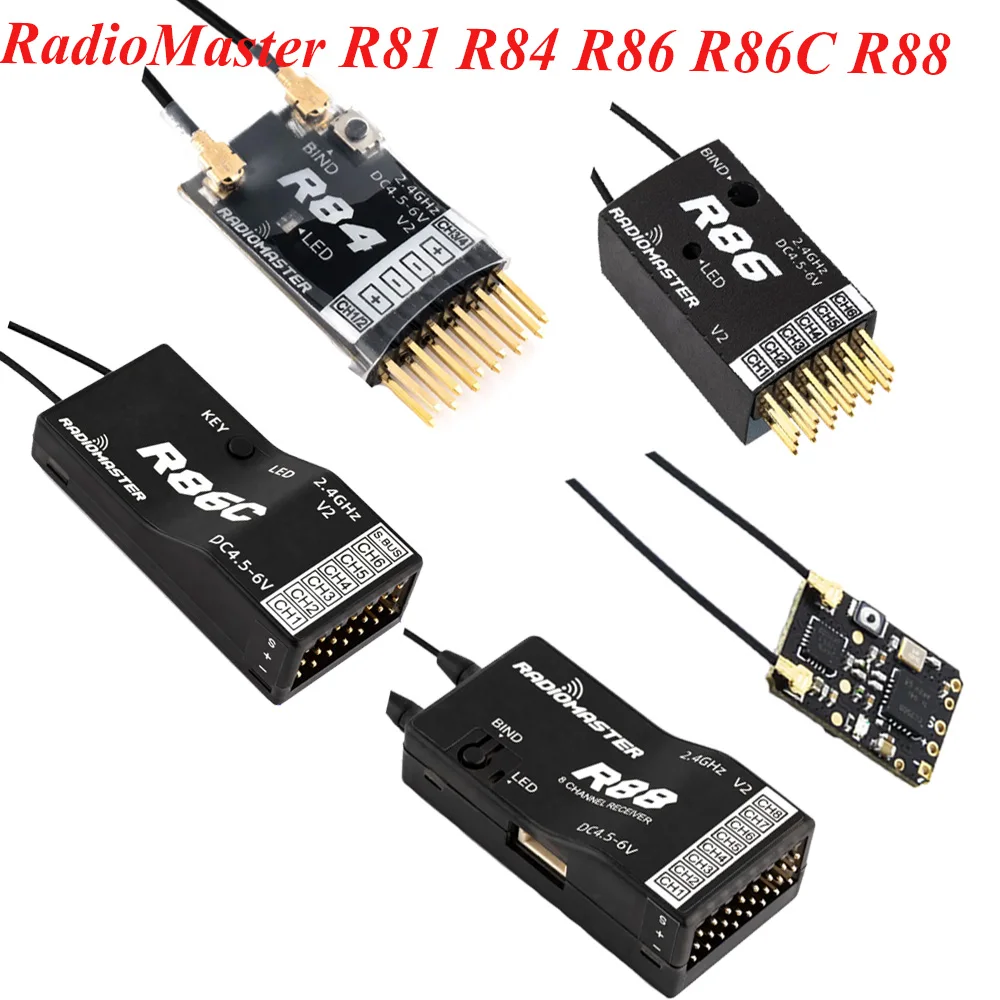 Récepteur RC R81 R84 R86 R88 pour Drone Voiture Bateau - Expédié de Chine