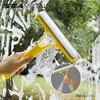 SEAMETAL 3 IN 1 Car Scraper Window Cleaning Wiper Muitifunctional Glass Brush Silicone Squeegee for Car Household Cleaning Tools 1
