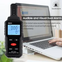 3 In 1 EMF Meter Electromagnetic Field Radiation Detector EMF Tester For Home EMF Detector Ghosts Hunting Device 2
