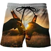 Beer Graphic Board Shorts Pants Men 3D Gulf Casual Printed Beach Shorts Summer Cool Surf Swim Trunks Hawaii Swimsuit Ice Shorts 2