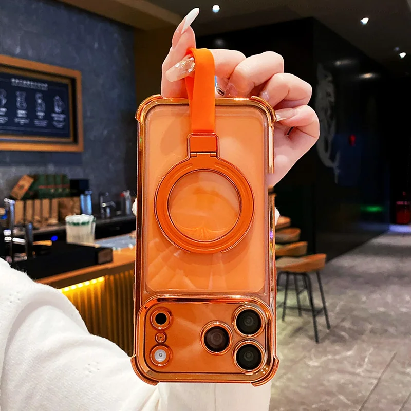 Handheld Magnetic Bracket with Flash Powder Shockproof Cover