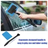 Car Window Cleaner Brush Kit Microfiber Windshield Cleaning Tool Auto Interior Glass Wash Wiper Long Handle Reusable Cloth Pad 5