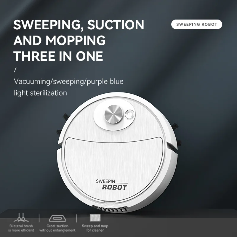 3In1SmartSweepingRobotHomeSweeperSweepingandVacuumingUV