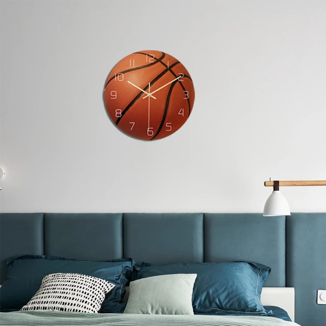 Support mural créatif pour ballons de basket-ball, support de ballons de  sport blanc pour intérieur, chambre à coucher, décoration de pièce