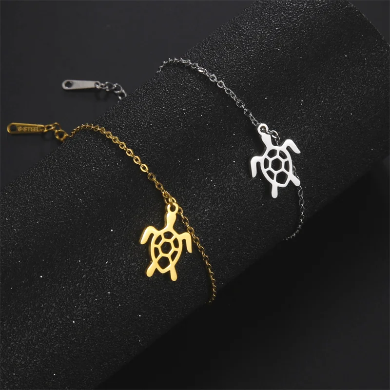 Trendy Edelstahl Fußkettchen Fuß Armband Gold Farbe Lotus Blume Kette Fußkettchen für Frauen Armband am bein Schmuck Geschenke – Detail 28